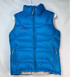 Mammut Women's Blue Down Filled Puffer Vest - Size Small 1032736